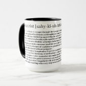 Mug Musique personnalisée psychiatre (Devant gauche)