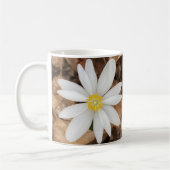 Mug Musique photo à fleurs blanches du printemps (Gauche)