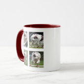 Mug Musique photo de chien rouge (Devant gauche)