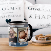 Mug Musique photo de Fête des pères de conception géom