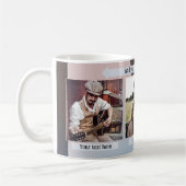 Mug Musique photo de Fête des pères de conception géom (Gauche)