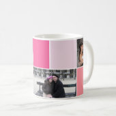 Mug Musique photo Pink Check (Devant droit)