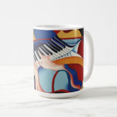 Mug Musique piano (Devant droit)