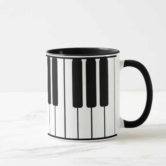 Mug Musique piano clavier (Droite)