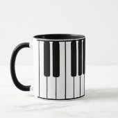 Mug Musique piano clavier (Gauche)