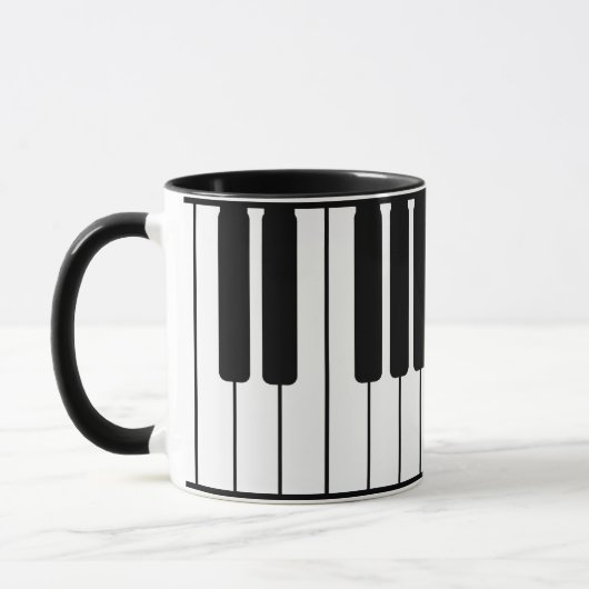 Mug Musique piano clavier (Gauche)