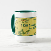 Mug Musique Plante invasive (Devant gauche)