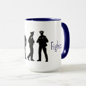 Mug Musique policière (Devant droit)