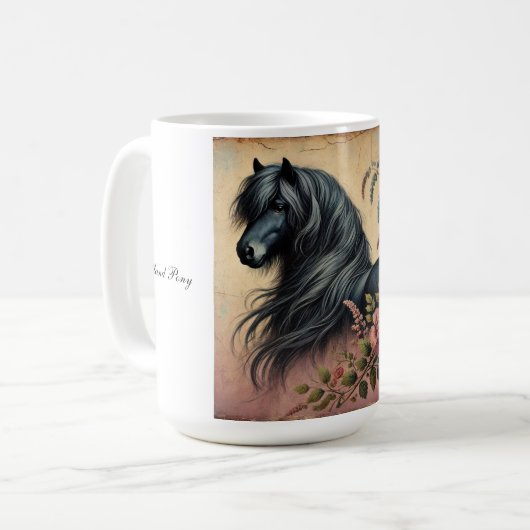 Mug Musique Pony Shetland (Devant gauche)