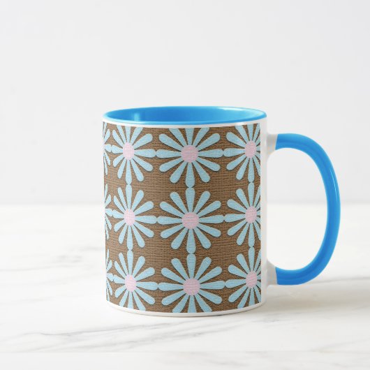 Mug Musique pop art bleu (Droite)