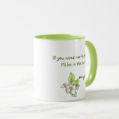 Mug Musique pouce verte (Devant droit)