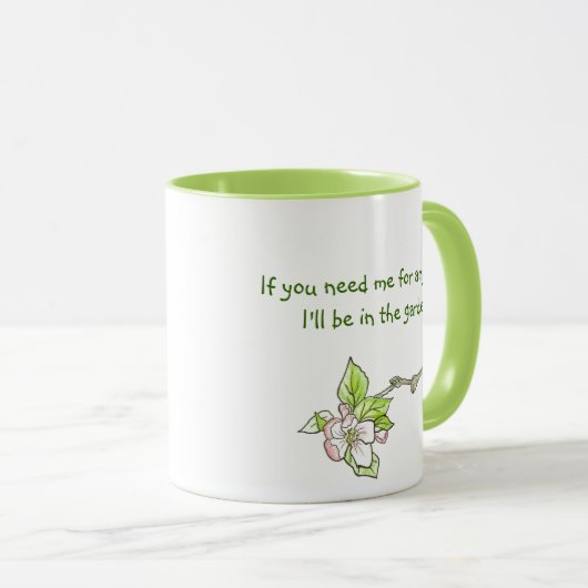 Mug Musique pouce verte (Devant droit)