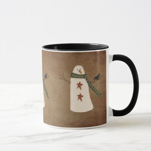 Mug Musique primitive Snowman (Droite)