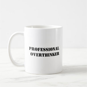 Mug Musique professionnelle Overthinker