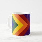 Mug Musique Rainbow Chevrons (Devant gauche)