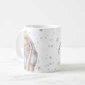Mug Musique ralentie | Blue Splash & Girl (Devant gauche)