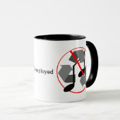 Mug Musique Recyclée surpassée (Devant droit)