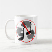 Mug Musique Recyclée surpassée (Gauche)