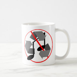 Mug Musique Recyclée visée trop haut