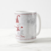 Mug Musique Red Cute Snowman (Devant droit)