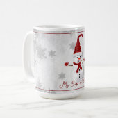 Mug Musique Red Cute Snowman (Devant gauche)