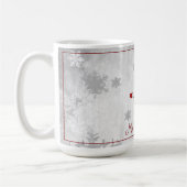 Mug Musique Red Cute Snowman (Gauche)