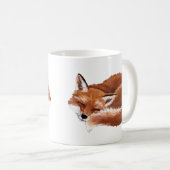 Mug Musique renard couché (Devant droit)