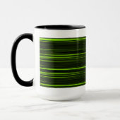 Mug Musique rétro verte et noire (Gauche)
