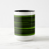 Mug Musique rétro verte et noire (Centre)