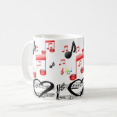 Mug musique rock (Devant gauche)