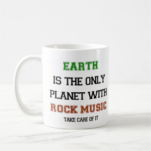 Mug musique rock, seule terre