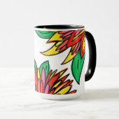 Mug Musique rose (Devant droit)