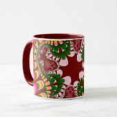 Mug Musique rose à la fraise (Devant gauche)