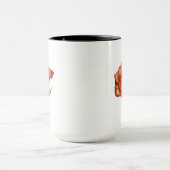 Mug Musique Rose à pointe rouge (Centre)