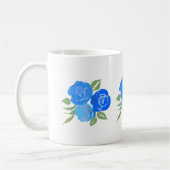 Mug Musique Rose bleue (Gauche)