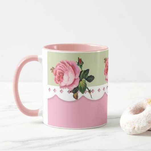 Mug Musique rose Fancy (Avec donut)
