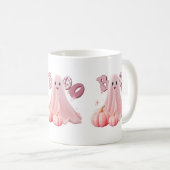 Mug Musique rose Ghost (Devant droit)