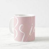 Mug Musique rose Gold White Typography (Devant gauche)