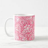 Mug Musique rose Paisley (Gauche)