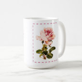 Mug Musique rose victorienne (Devant droit)