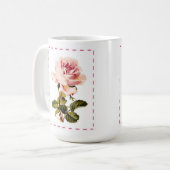 Mug Musique rose victorienne (Devant gauche)