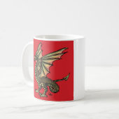 Mug Musique rouge de wyvern (Devant gauche)