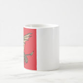 Mug Musique rouge de wyvern (Centre)