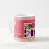 Mug Musique rouge et rose (Devant gauche)