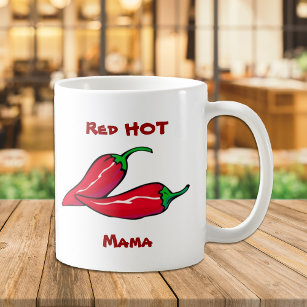 Mug Musique rouge Hot Mama