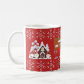 Mug Musique rouge Joyeux Noël (Gauche)