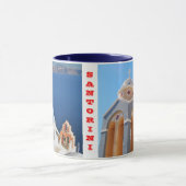 Mug Musique Santorini sur l'île de Grèce (Centre)