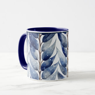 Mug Musique Sérénité Feuille Bleue