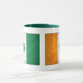 Mug Musique Shamrock du drapeau irlandais (Centre)