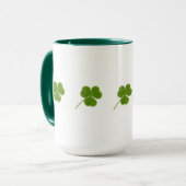 Mug Musique Shamrock verte (Devant gauche)